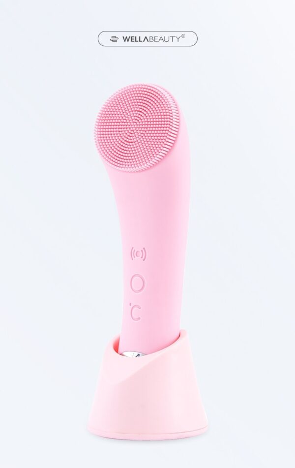 Silicone Face Cleansing Brush Facial Cleansing Brush Electric Facial Brush Vibration Heating - Image 7