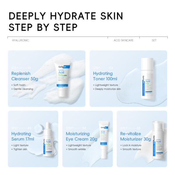 Hyaluronic Acid Skin Care Set 5-piece Set - Image 2
