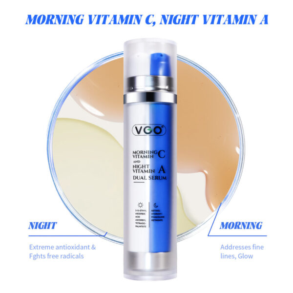 Morning Vitamin C And Night Vitamin A Dual Serum - Image 3