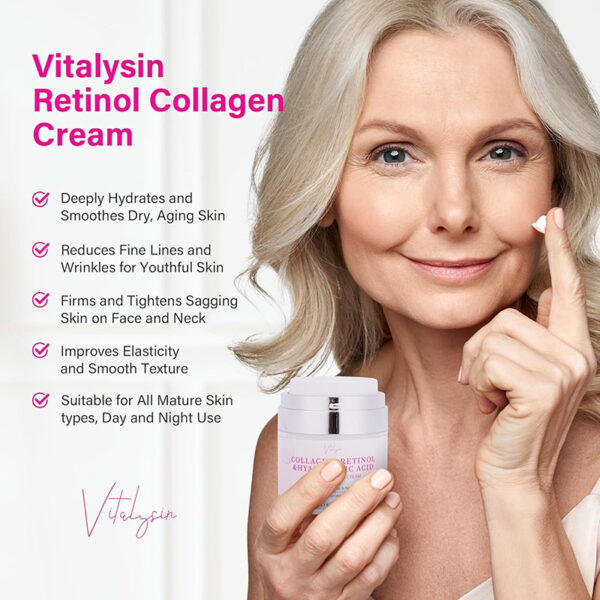 Hyaluronic Acid Collagen Female Face Moisturizing Cream