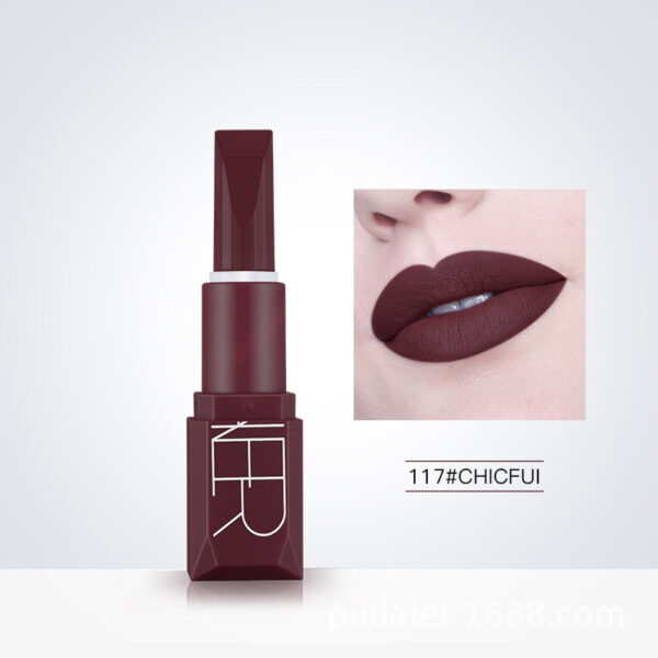 Pumpkin Color Matte Lipstick Matte Lip Glaze Longlasting Lip Gloss - Image 2
