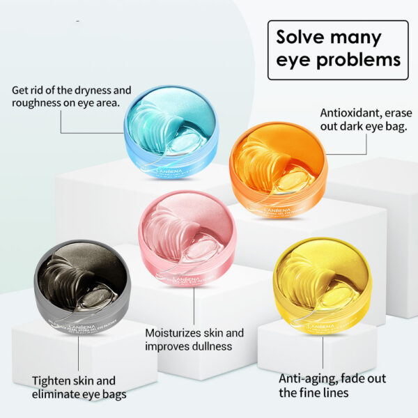 Collagen Removal Eye Puffiness Wrinkles Eye Circles Retinol Vc Hyaluronic Acid Mask - Image 8