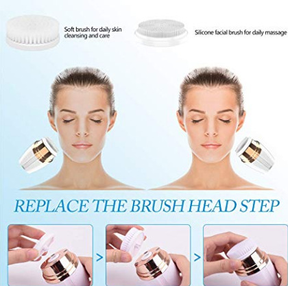 Facial Cleaning Brush Silicone Cleanser - Image 3