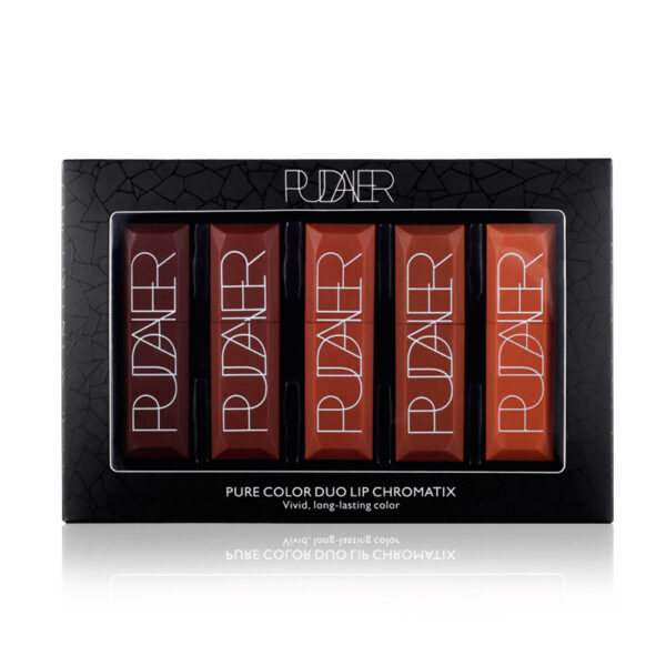 Pumpkin Color Matte Lipstick Matte Lip Glaze Longlasting Lip Gloss - Image 7
