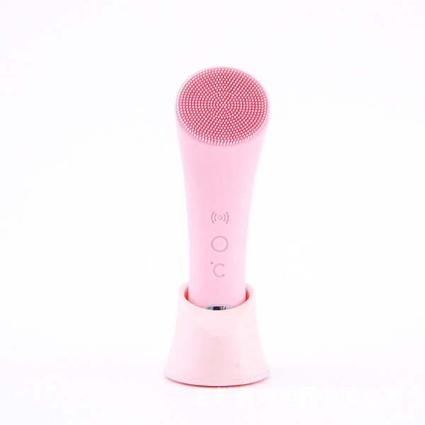 Silicone Face Cleansing Brush Facial Cleansing Brush Electric Facial Brush Vibration Heating - Image 9