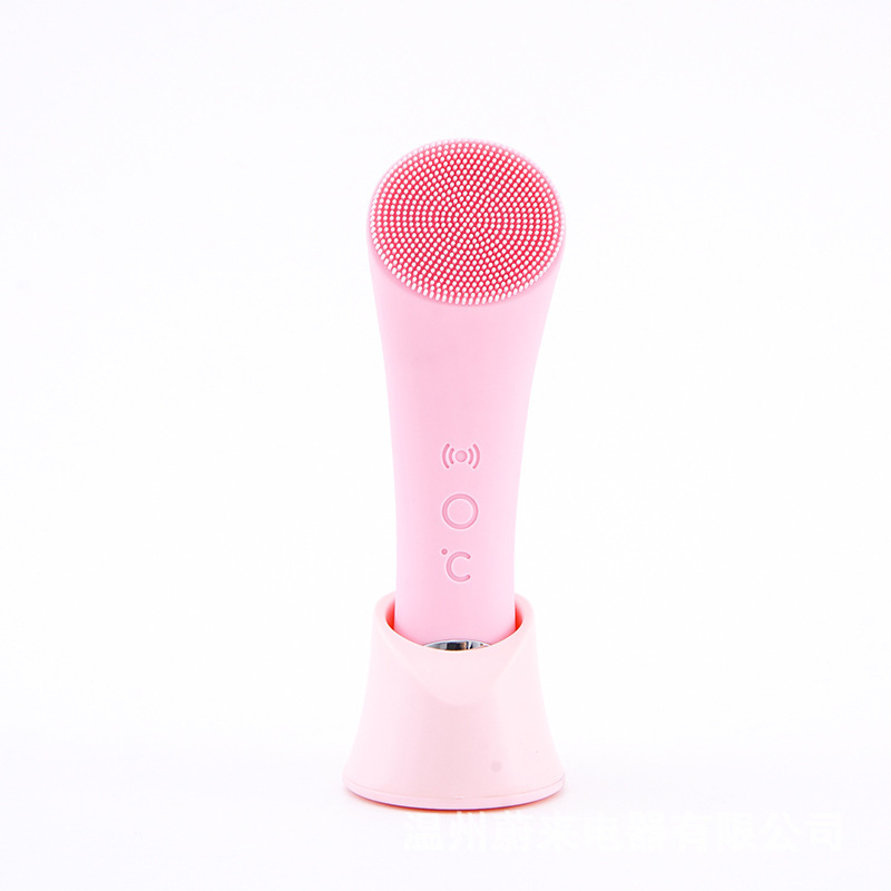 Silicone Face Cleansing Brush Facial Cleansing Brush Electric Facial Brush Vibration Heating - Image 9