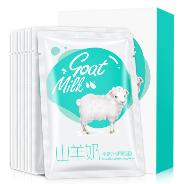 Goat Milk Facial Mask Skin Care Moisturizing Skin Moisturizing Hyaluronic Acid - Image 5