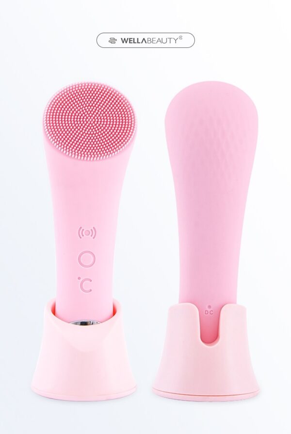 Silicone Face Cleansing Brush Facial Cleansing Brush Electric Facial Brush Vibration Heating - Image 8