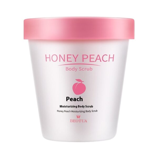 Peach Moisturizing Body Scrub Cream - Image 3