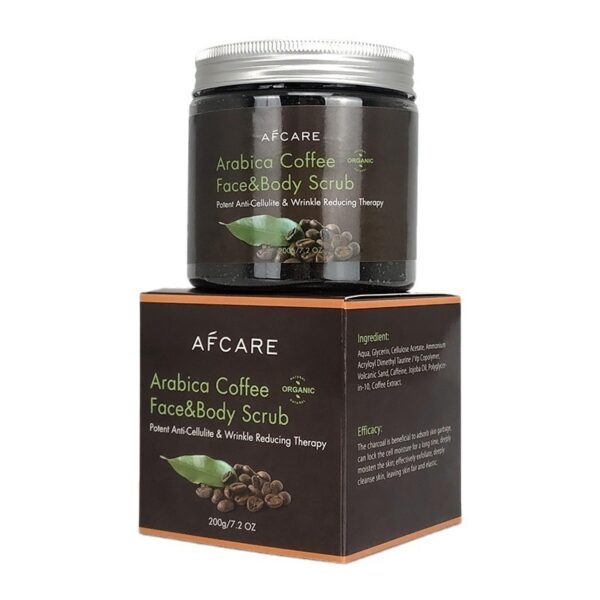 Coffee Scrub Cream Clean Facial Body - Image 3