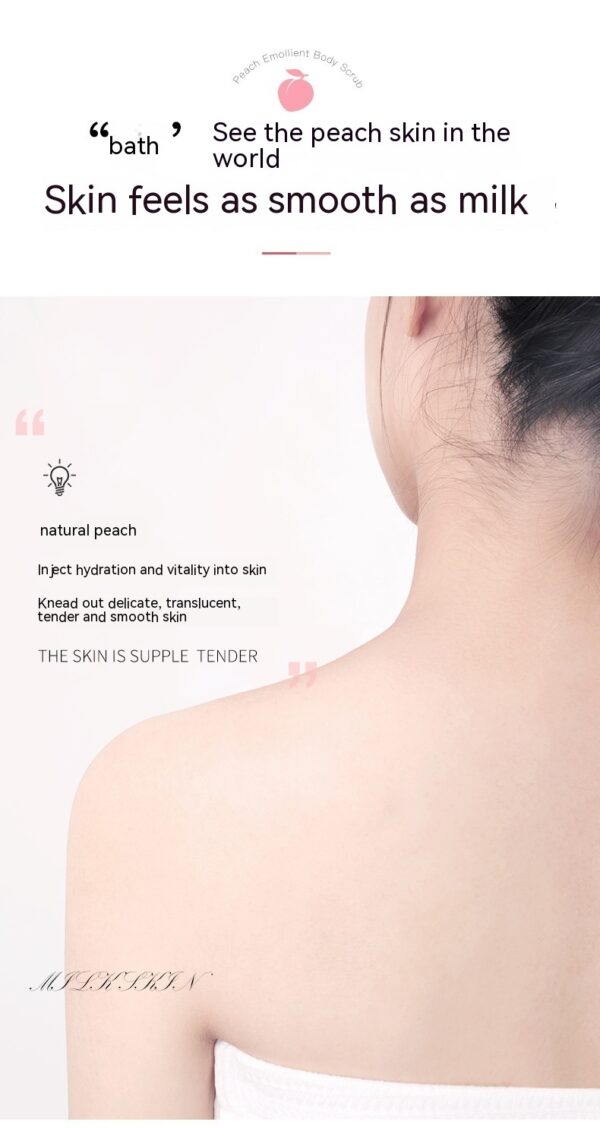 Peach Moisturizing Body Scrub Cream - Image 9