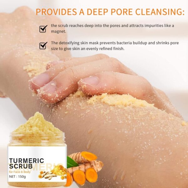 Turmeric Scrub Softens Horny Body Care - Image 5