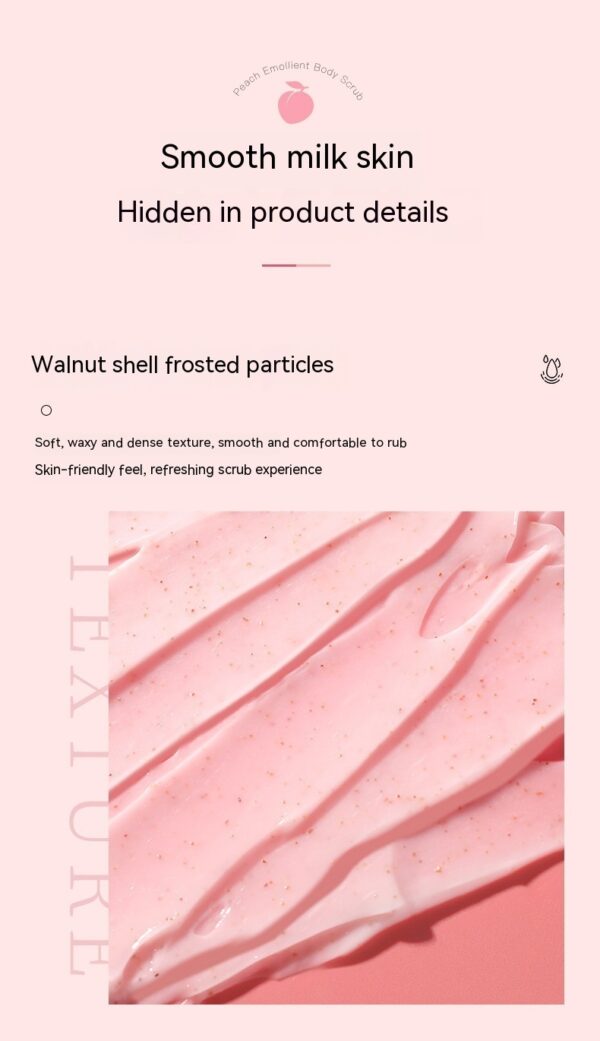 Peach Moisturizing Body Scrub Cream - Image 8