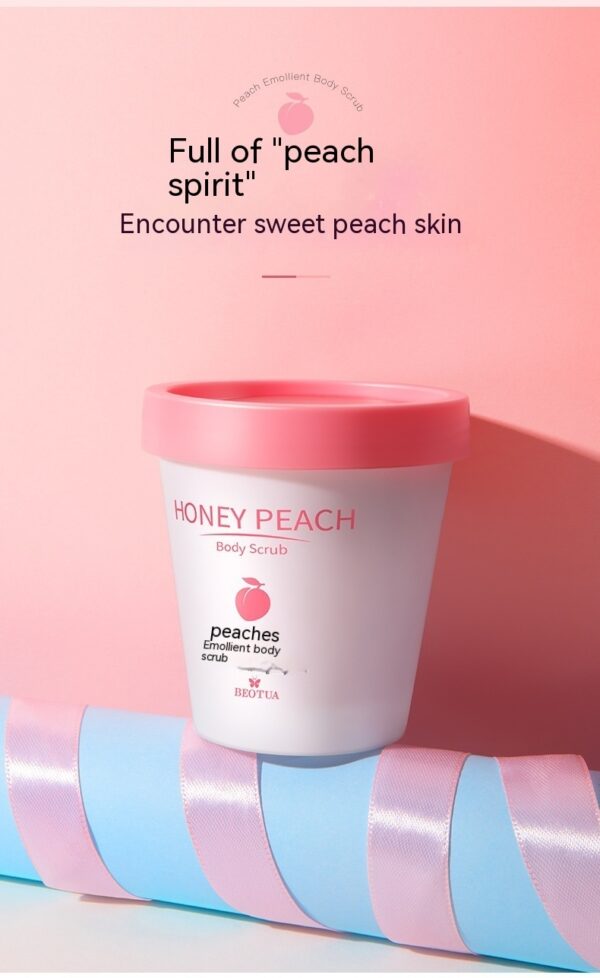 Peach Moisturizing Body Scrub Cream - Image 6