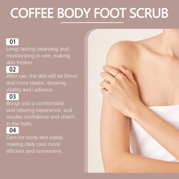 Coffee Body Scrub Cream Clean, Moisturizing And Smooth Skin - Image 6